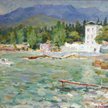 Painting titled "Утро в Гурзуфе" by Mikola Skobelskiy, Original Artwork