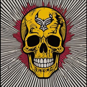 印花与版画 标题为“skullpop series #081” 由Skullvers3, 原创艺术品, 数字打印