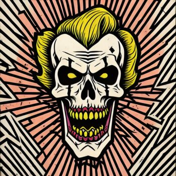 印花与版画 标题为“skullpop series #016” 由Skullvers3, 原创艺术品, 数字打印