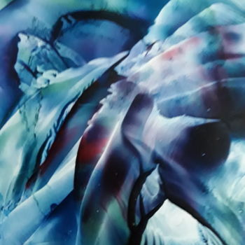 Arts numériques intitulée "Blue" par Heather Prosser, Œuvre d'art originale, Peinture numérique