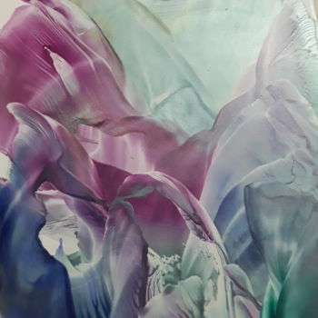 Digitale Kunst getiteld "Glory's opal" door Heather Prosser, Origineel Kunstwerk, Encaustiek