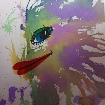 Digitale Kunst getiteld "Lips" door Heather Prosser, Origineel Kunstwerk, Inkt