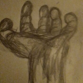 "THE HAND" başlıklı Baskıresim Skylor Timeless tarafından, Orijinal sanat, Kalem