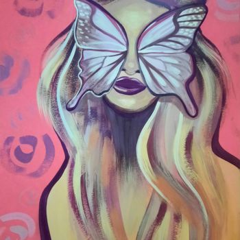 Digital Arts με τίτλο "Butterfly Fairy" από Anna B, Αυθεντικά έργα τέχνης, Γκουάς