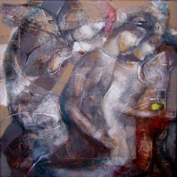Картина под названием "redemption-of-adam-…" - Slav Krivoshiev, Подлинное произведение искусства