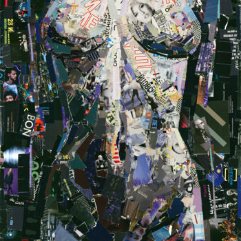 Collages intitulée "Naked" par Slava Zaitsev, Œuvre d'art originale, Collages