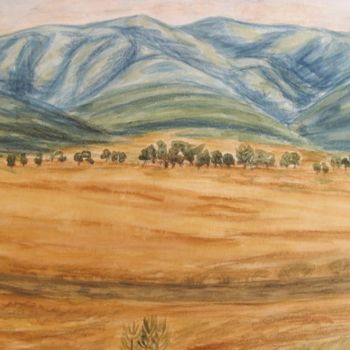Painting titled "Stara planina" by Slaveya, Original Artwork