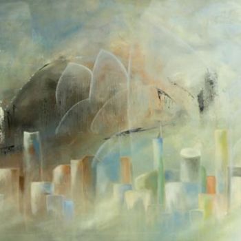 Pittura intitolato "Sydney II" da Sandrine Lopez De Arias - Sla, Opera d'arte originale