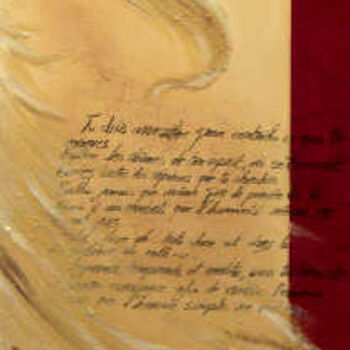 Malerei mit dem Titel "la règle de trois" von Slharley, Original-Kunstwerk