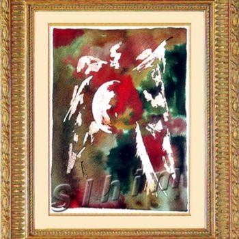 Pintura titulada "URIEL, ARCANGEL" por Slhim, Obra de arte original