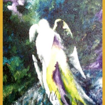Pintura intitulada "JEAZEL, Ser de Luz" por Slhim, Obras de arte originais
