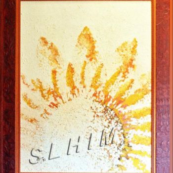 Pittura intitolato "EMERGIENDO" da Slhim, Opera d'arte originale