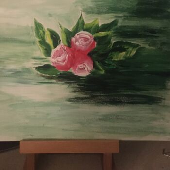 Malarstwo zatytułowany „Roses” autorstwa Salia Sayad, Oryginalna praca, Akryl