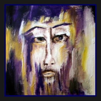 Painting titled "jesus.jpg" by Dragica Micki Fortuna, Original Artwork, Oil