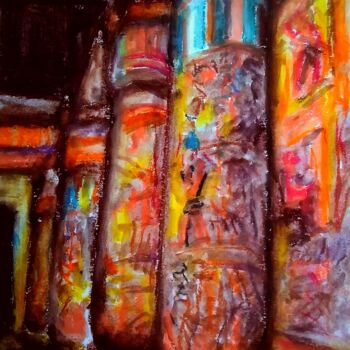 Painting titled "Duo dixi Misr dixhu…" by Slobodan Spasojevic (Spaki), Original Artwork, Pastel