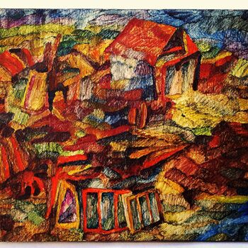 Painting titled "Un pas a abstraction" by Slobodan Spasojevic (Spaki), Original Artwork