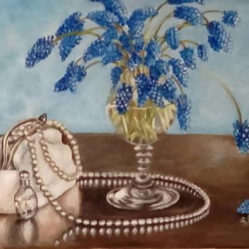 Peinture intitulée ""Perles"" par Aleksandra Mizula, Œuvre d'art originale, Acrylique