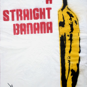 제목이 "A Straight Banana (…"인 미술작품 Sly Art로, 원작, 아크릴
