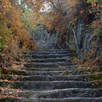 Fotografie getiteld "The stairway to hea…" door Slydesign, Origineel Kunstwerk, Digitale fotografie