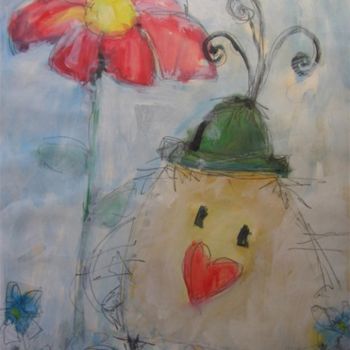 Pintura titulada "Pollito de Austria" por Smack, Obra de arte original