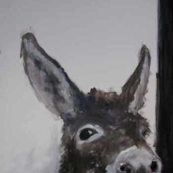 Malarstwo zatytułowany „donkey” autorstwa Smack, Oryginalna praca, Olej