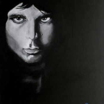 Painting titled "Jim Morrison" by Smconcept, Original Artwork, Oil
