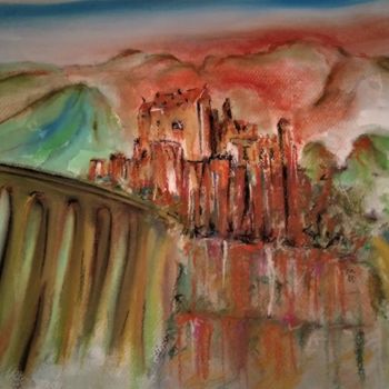 Painting titled "Welcome to the hote…" by Benny Smet, Original Artwork, Pastel