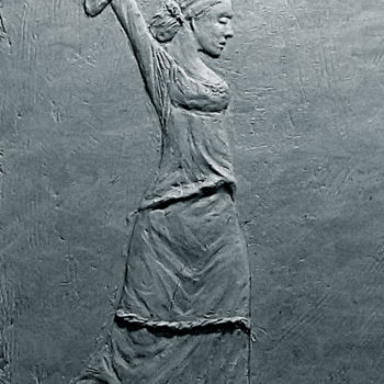 Sculpture titled "Flamenco 1.jpg" by Sergei Lupekhin, Original Artwork, Stone