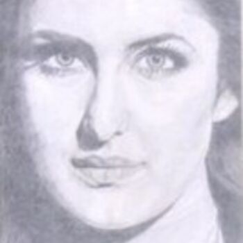 Drawing titled "katrina kaif" by Smriti Jaiswal, Original Artwork, Other