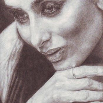 Drawing titled "thinking beauty is…" by Smriti Jaiswal, Original Artwork, Other
