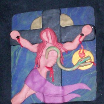 Картина под названием "Triumph of the Chri…" - Snakedaddy, Подлинное произведение искусства