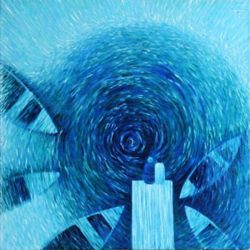 Картина под названием "Омут" - Татьяна Кобринец, Подлинное произведение искусства, Масло
