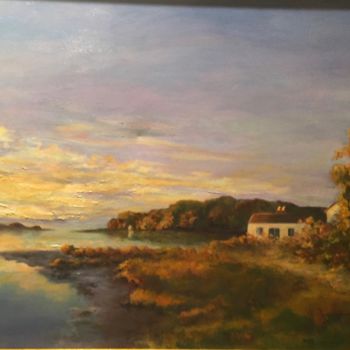 Pintura intitulada "TO THE SEA" por Susan Nichols Ferrara, Obras de arte originais, Outro