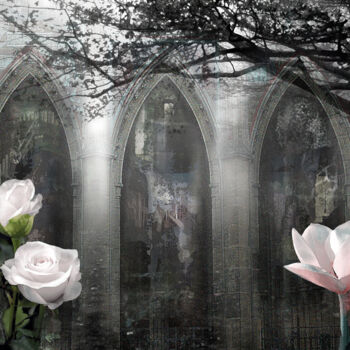 Collagen mit dem Titel "dream-garden" von Sobreira Airton, Original-Kunstwerk, Andere
