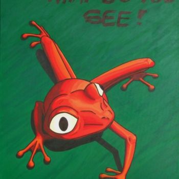 Painting titled "What..." by Cj.Sodder, Original Artwork, Other