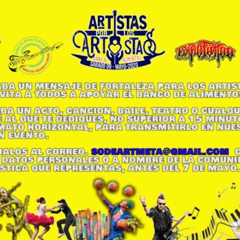 Peinture intitulée "Artistas por los Ar…" par Sodeartmeta Arte Cultura, Œuvre d'art originale, Photographie numérique
