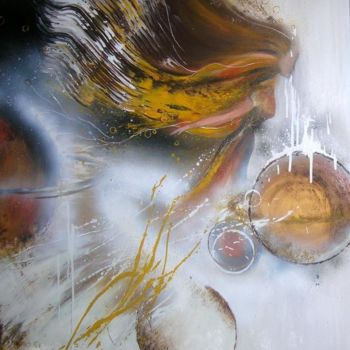 Painting titled "Esprit et rêve" by Soelle, Original Artwork, Oil