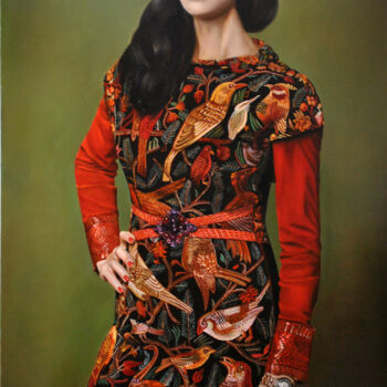 Картина под названием "Портрет на заказ по…" - Софья-Элизабет Рехлинг, Подлинное произведение искусства, Масло