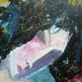 Pittura intitolato "Sleeping" da Soffya, Opera d'arte originale, Acrilico