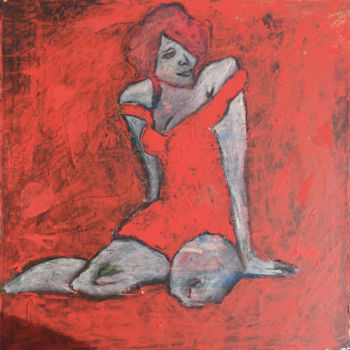 「Féminine」というタイトルの絵画 Soffyaによって, オリジナルのアートワーク, アクリル