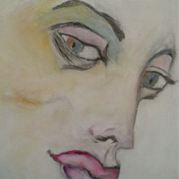Peinture intitulée "Regard" par Soffya, Œuvre d'art originale, Acrylique