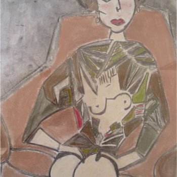 Drawing titled "Lady Be good" by Soffya, Original Artwork, Pastel