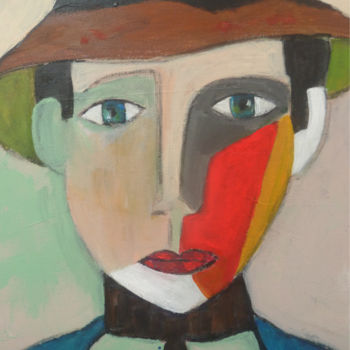 Peinture intitulée "Color Man" par Soffya, Œuvre d'art originale, Acrylique