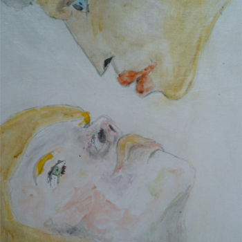 Malarstwo zatytułowany „Fall in love” autorstwa Soffya, Oryginalna praca, Akryl