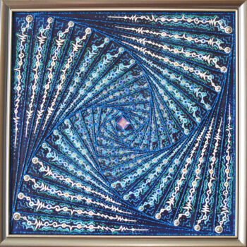 Painting titled "Mandala "Galaxy"" by Sofia Anashkina (As Anasha), Original Artwork, Acrylic