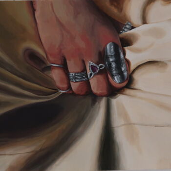 Картина под названием "intimacy IV" - Sofia Goujon, Подлинное произведение искусства, Акрил