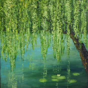 Painting titled "spring" by Sofia Still, Original Artwork, Oil
