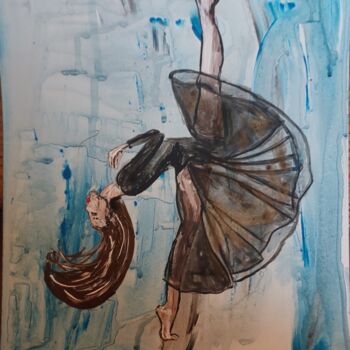 Картина под названием "Балет 2" - Sofia Ternoutskaia, Подлинное произведение искусства, Акрил