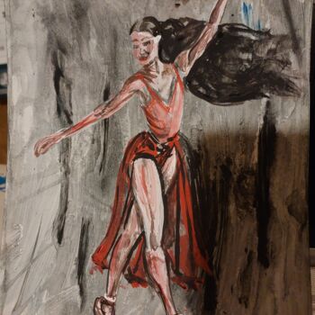 Pintura titulada "Балет 3" por Sofia Ternoutskaia, Obra de arte original, Acrílico