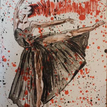 Peinture intitulée "Балет 7" par Sofia Ternoutskaia, Œuvre d'art originale, Acrylique